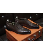 Men's Brown Lace Up Leather Shoes