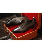 Men's Brown Lace Up Leather Shoes