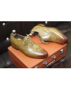 Men's Brown Leather Lace Up Shoes